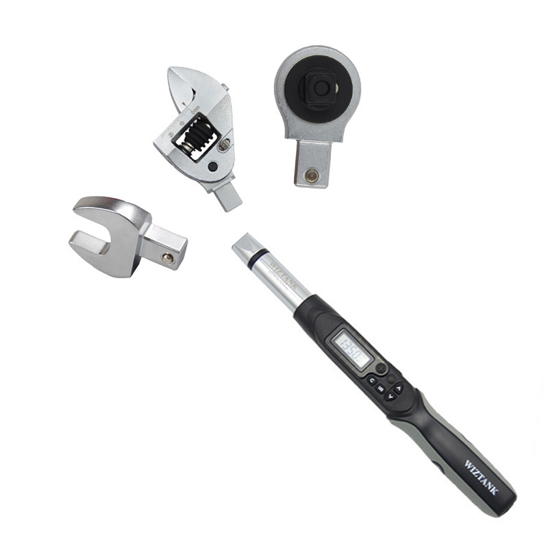 台湾WIZTANK数显扭力扳手可换头力矩扳手WEC2-030BN工业扭矩扳手