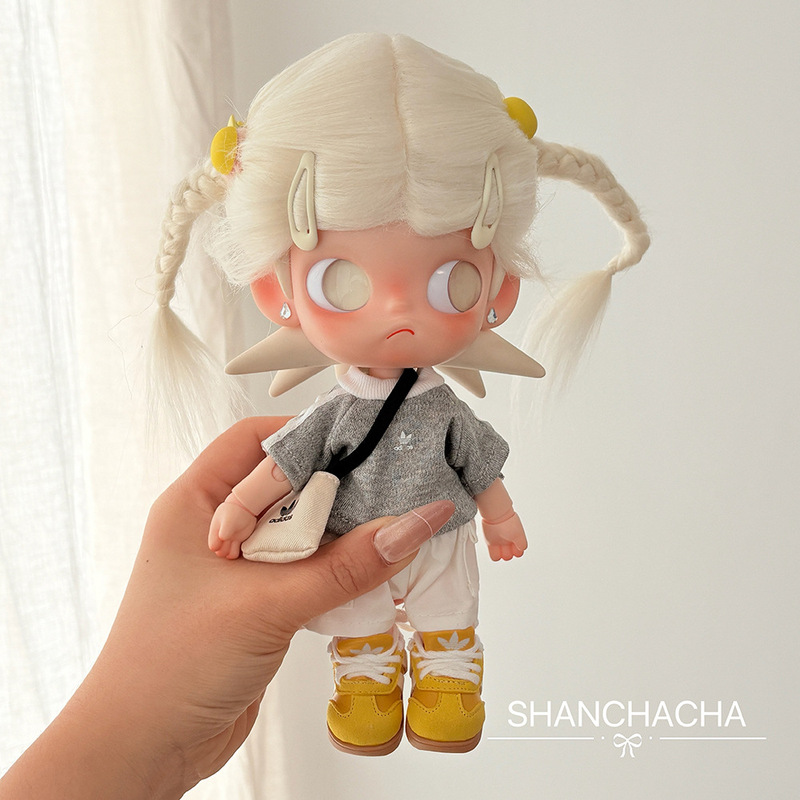 Zsiga Gazi Doll Dopamine First and Second Generation Gingerbread Man Outfit with Wig Bjd Cute Versatile