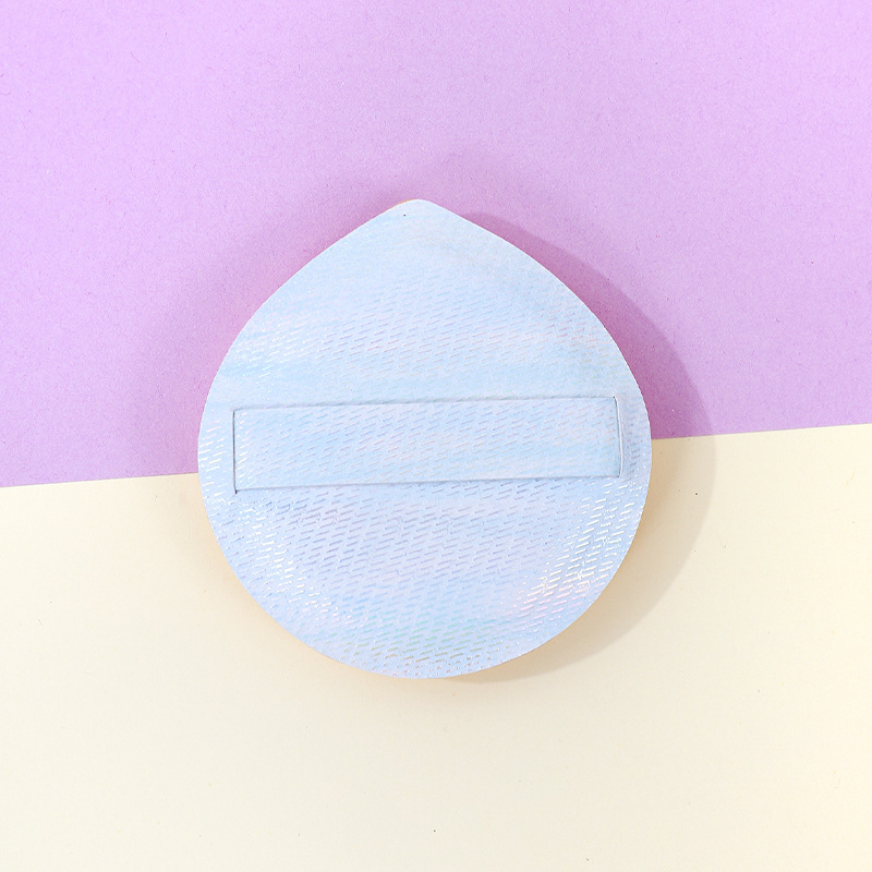 Personalizado de alta gama 100 puntos soplo de polvo de algodón de azúcar bomba Q no come polvo, esponja de maquillaje de poliuretano de doble uso húmedo y seco cojín de aire