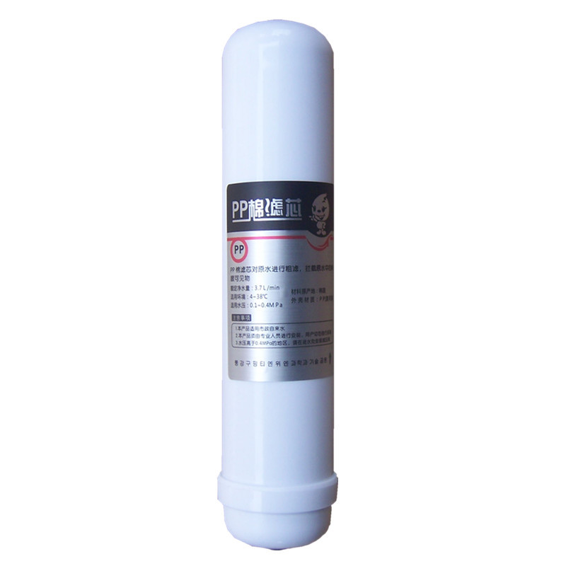 Purificador de agua purificador de agua Filtro de conexión rápida coreana hilo polipropileno grandes bacterias TPP resistencia 10 pulgadas 270mm accesorios consumibles