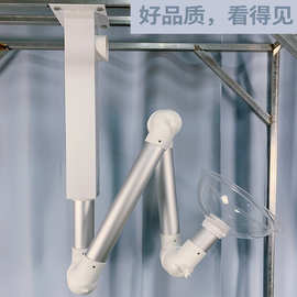 厂家供应实验室专用万向抽气罩铝合金排风罩工业吸风罩吸气罩pp