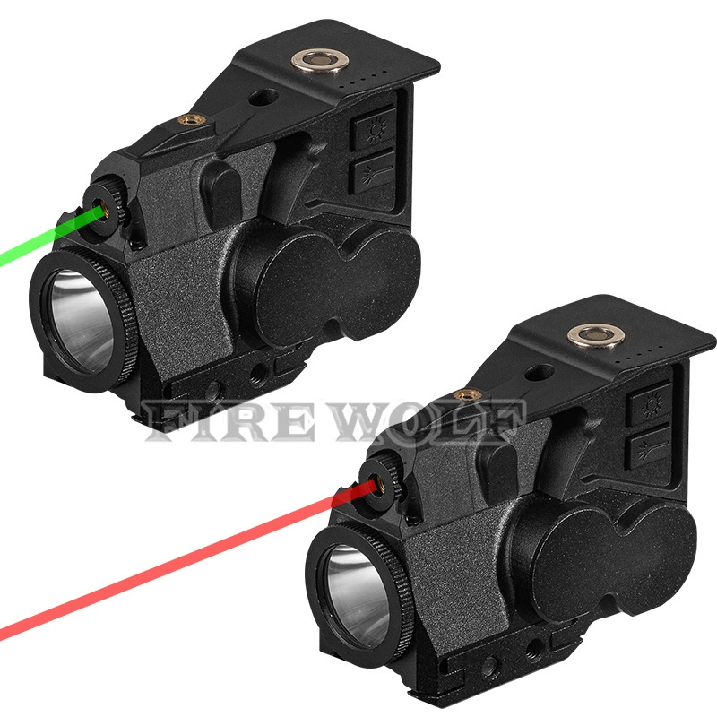 Высококачественный Магнитный всасывающий зарядный инфракрасный зеленый лазерный высокосветовой лазерный прицел Тактический Интегрированный нижний подвесной фонарик