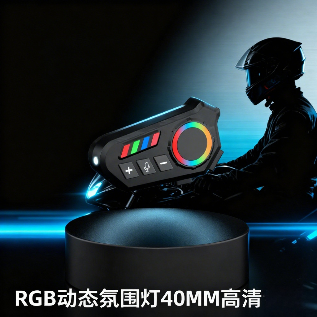 Casco boutique transfronterizo auriculares bluetooth casco de motocicleta para montar música de larga duración modelo de explosión de cable K06