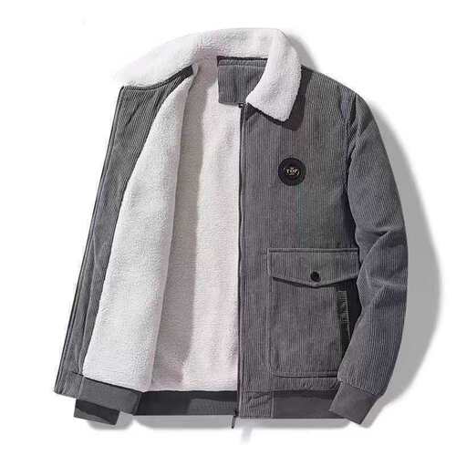2025 New Autumn/Winter Padded and Thickened Men's Jacket Loose Casual Workwear Corduroy Coat for Middle-Youth Men