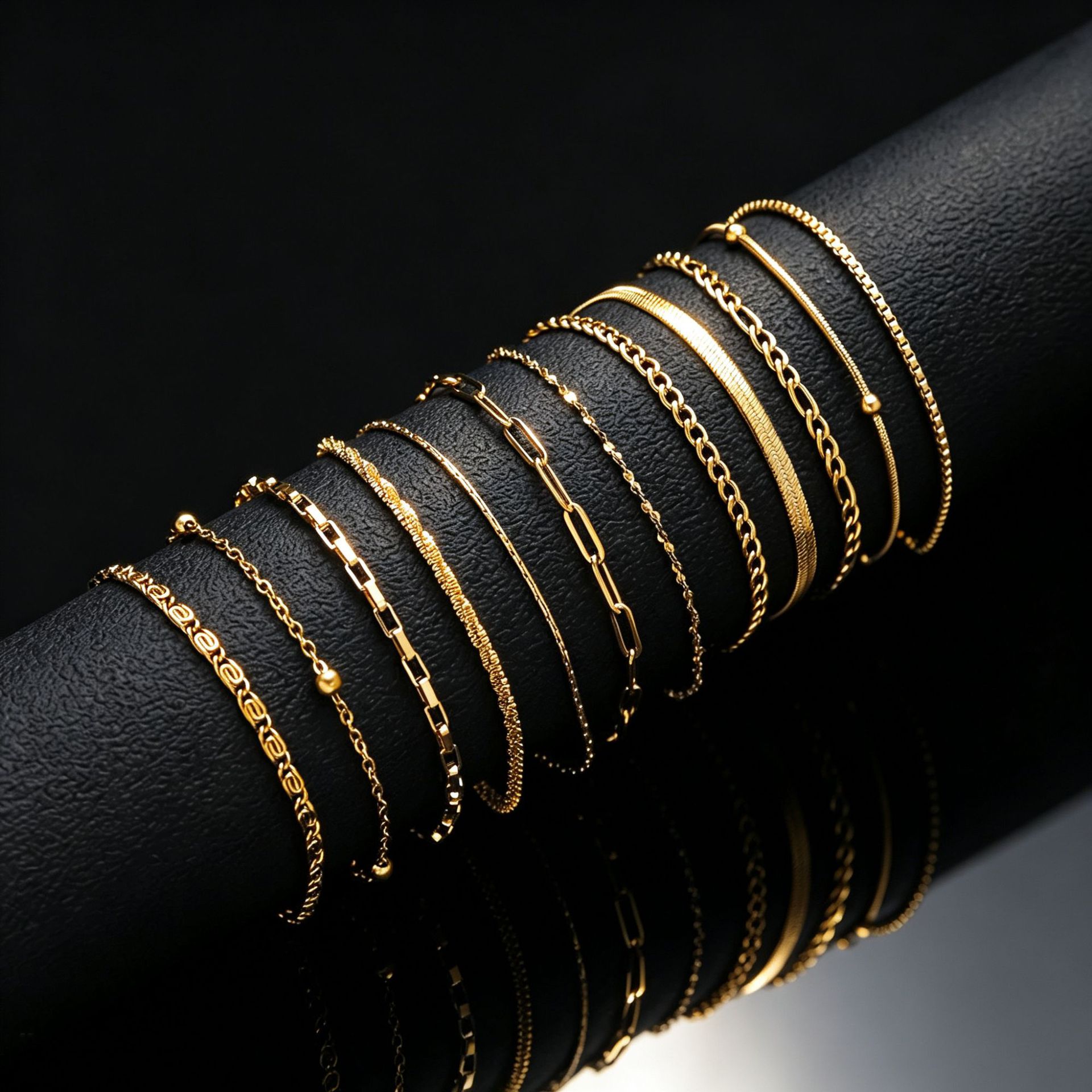 Cross-border, in-stock stainless steel women's bracelets, featuring a minimalist and versatile design, perfect for everyday wear; wholesale of NK titanium steel chain jewelry