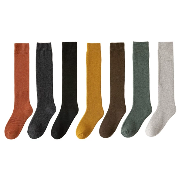 Women's terry calf socks-random color