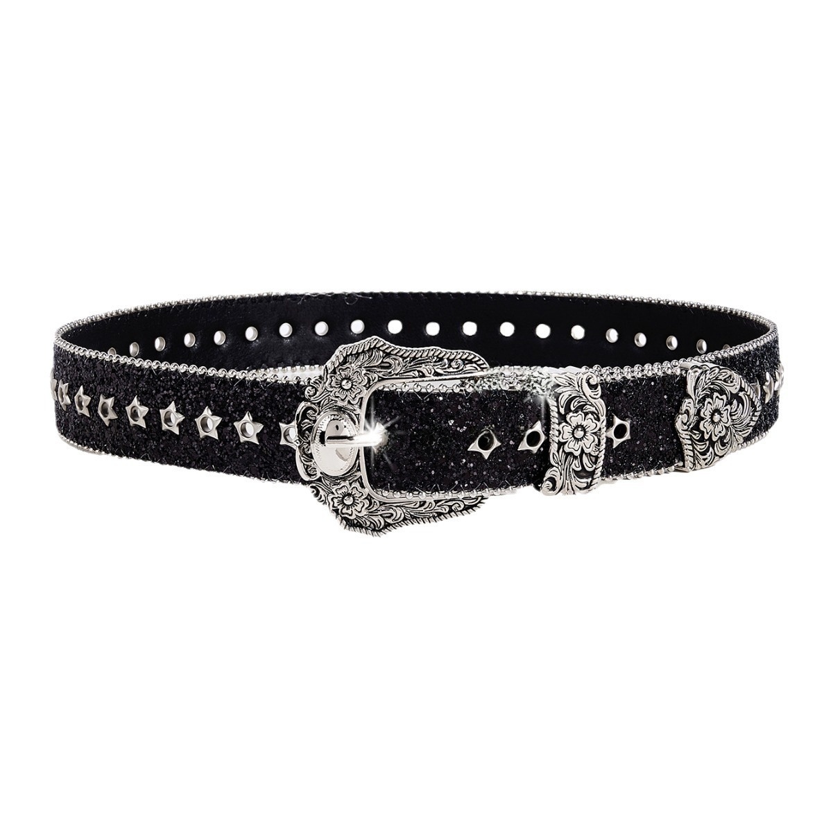 Belt Women's American Style Vintage Decorative Dress with Suit Ins Style Distinctive Belt Subculture Black Belt_viptrois.com