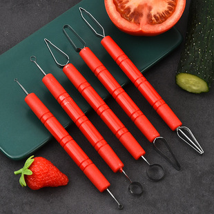 Factory wholesale fruit carving knife set chef carving knife 5 set professional chef food carving knife