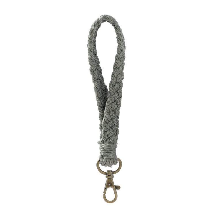 4가닥 브레이드 - 다크 그레이