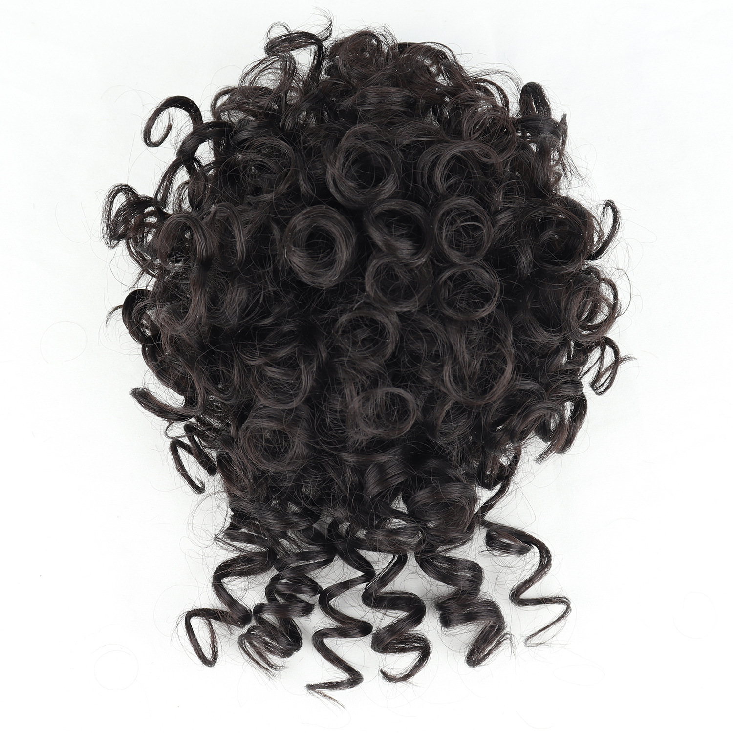 Curly wave pincha de cabello africano desordenado rollo cuerda de dibujo cola de caballo peluca sintética extensión adornamiento para el cabello