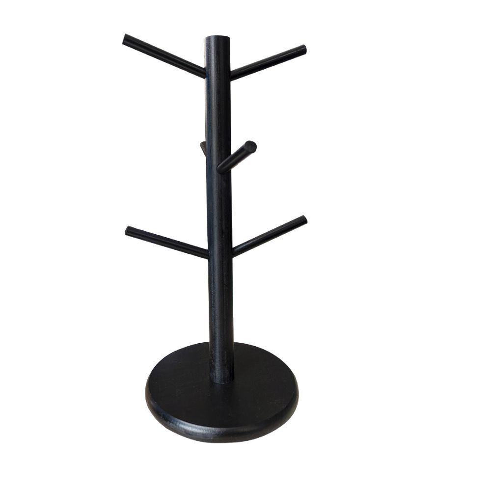 Portavasos de madera de estilo japonés estante de copa de cuatro garras de bambú creativo estante de drenaje invertido estante de almacenamiento de taza de agua Mark