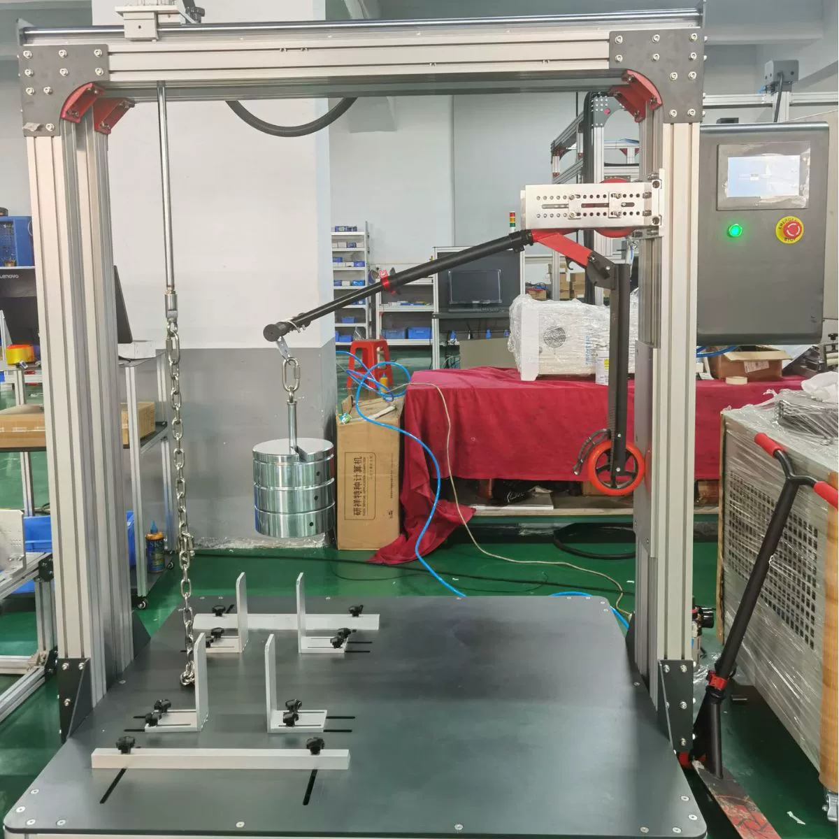 Машина испытания спортивного инвентаря машины испытания усталости самоката детей машины испытания прочности самоката статическая