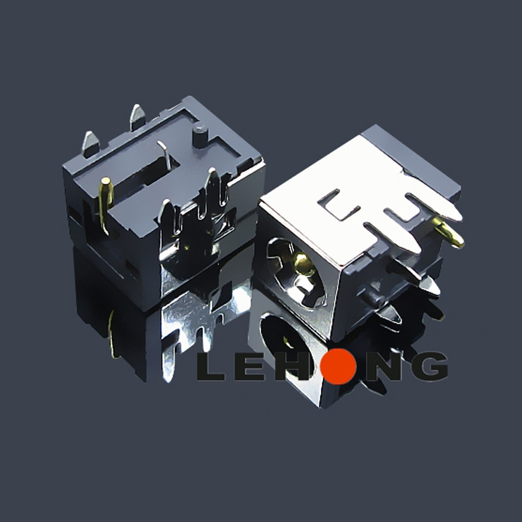 DC-091新款直脚镀金/笔记本电源/10A大电流/DC电源插座/直流DC