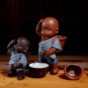 Tea Pets Ornament Chinese Folk Art Purple Clay Decoration