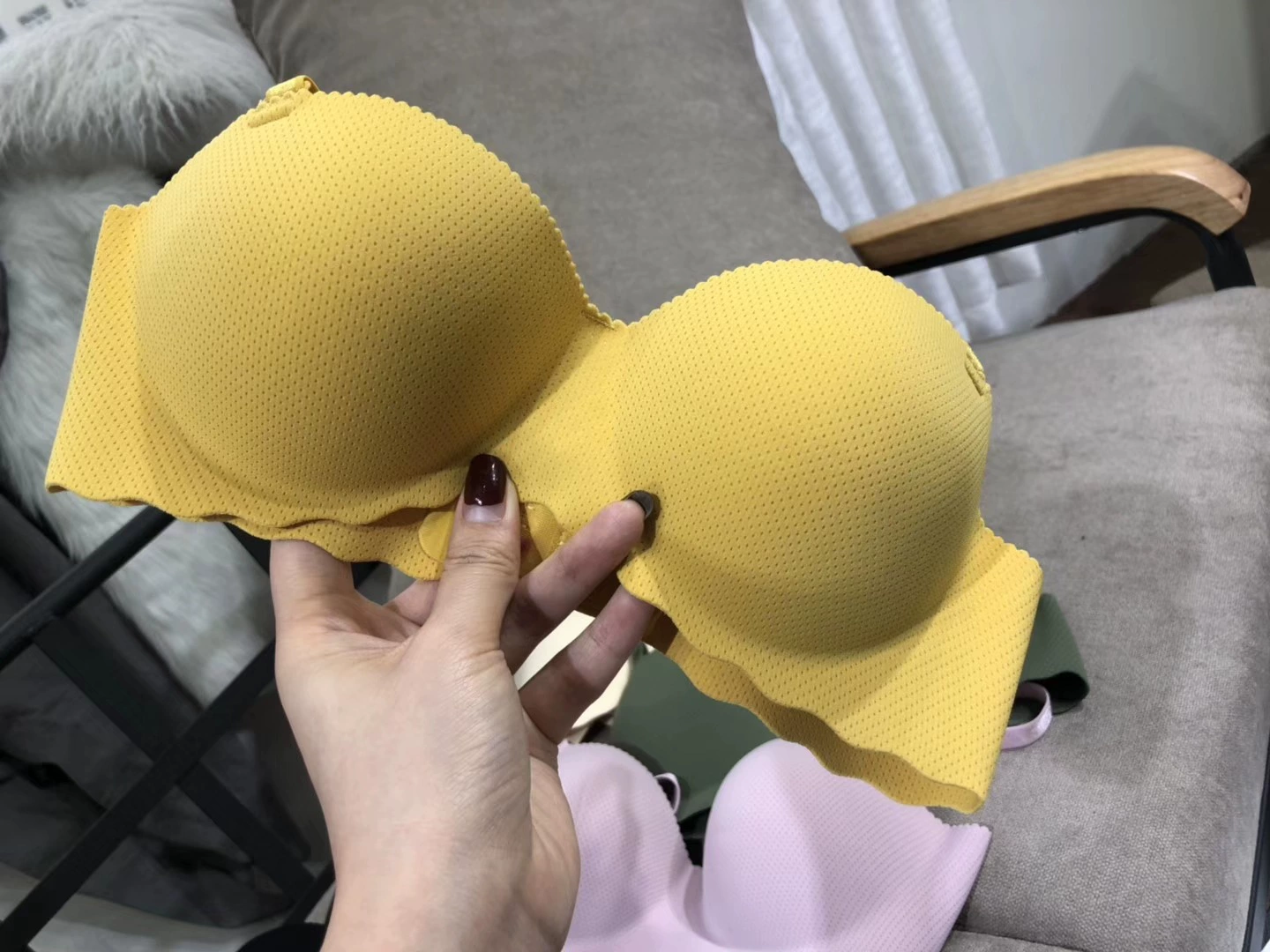 Push-up Wireless Bra, Women's Comfortable Everyday Bra, Sizes 32/70–38/85 AB