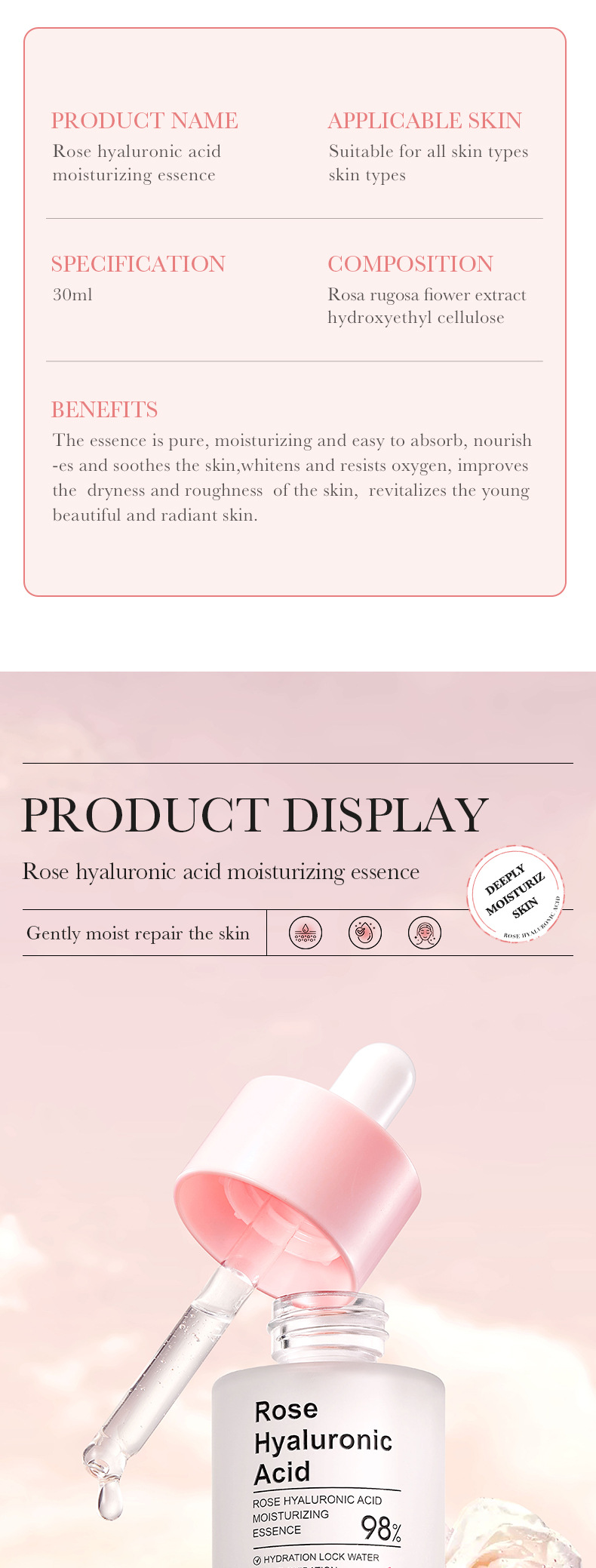 BIOAOUA Απόσταγμα υαλουρονικού οξέος από αγγλικό τριαντάφυλλο_voghion.com