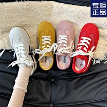 网面德训鞋2025春夏季新款韩版百搭学生透气爆款运动休闲鞋子平底
