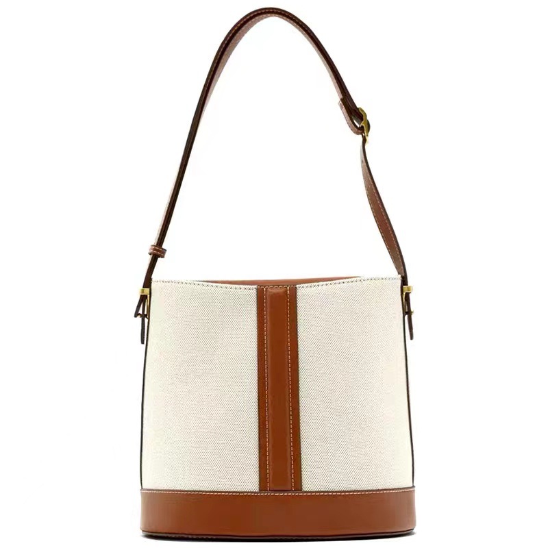 Borsa a secchiello in tela patchwork borsa a tracolla versatile_voghion.com