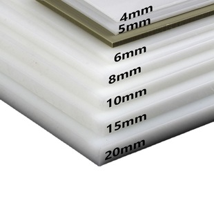 Source polyethylene plastic board hard board white PP board processing punch rubber board PE hard rubber pad HDPE plastic