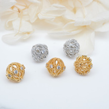 DIY�Ʒ��� �~�18K��ɫ΢��ʯ�A���U������朴������
