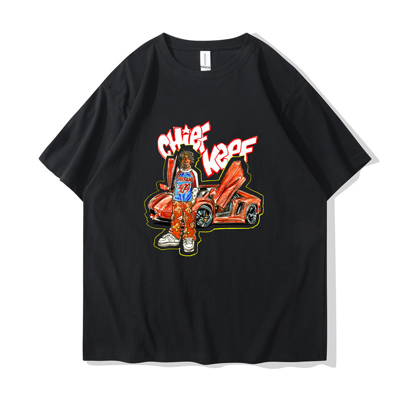 Chief Keef Hip Hop Oversized t Shirt Harajuku Mens Summer F Chief Keef Hip Hop Oversized t Shirt Harajuku Mens Summer F