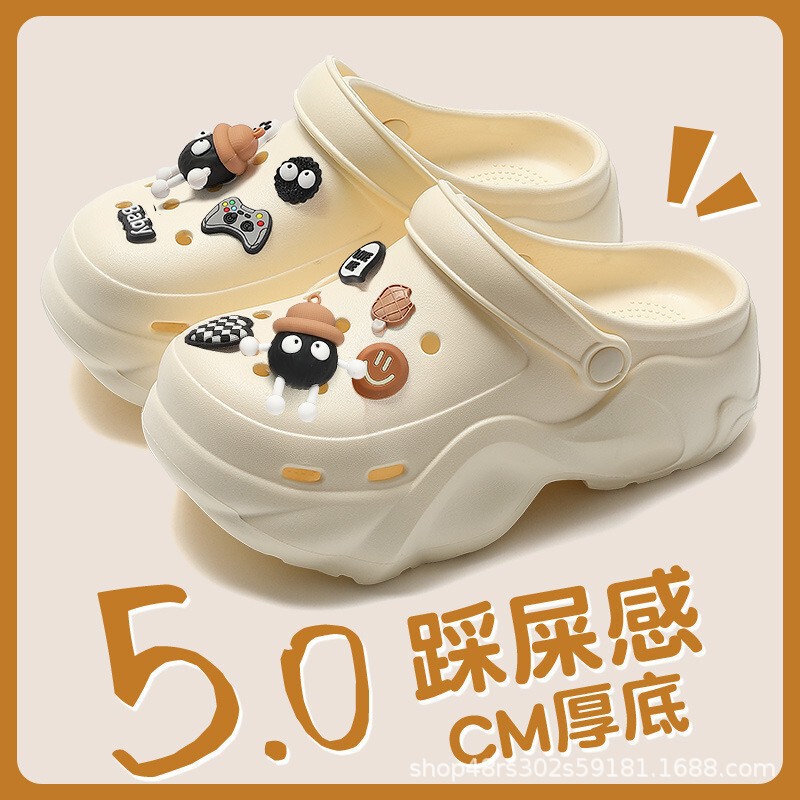 Unbeatably Cute Women's Clogs Eva Summer Outdoor Shoes 2024 New Beach Shoes Non-Slip Odor-Resistant Thick-Soled Height-Increasing Unbeatably Cute Women's Clogs Eva Summer Outdoor Shoes 2024 New Beach Shoes Non-Slip Odor-Resistant Thick-Soled Height-Increasing