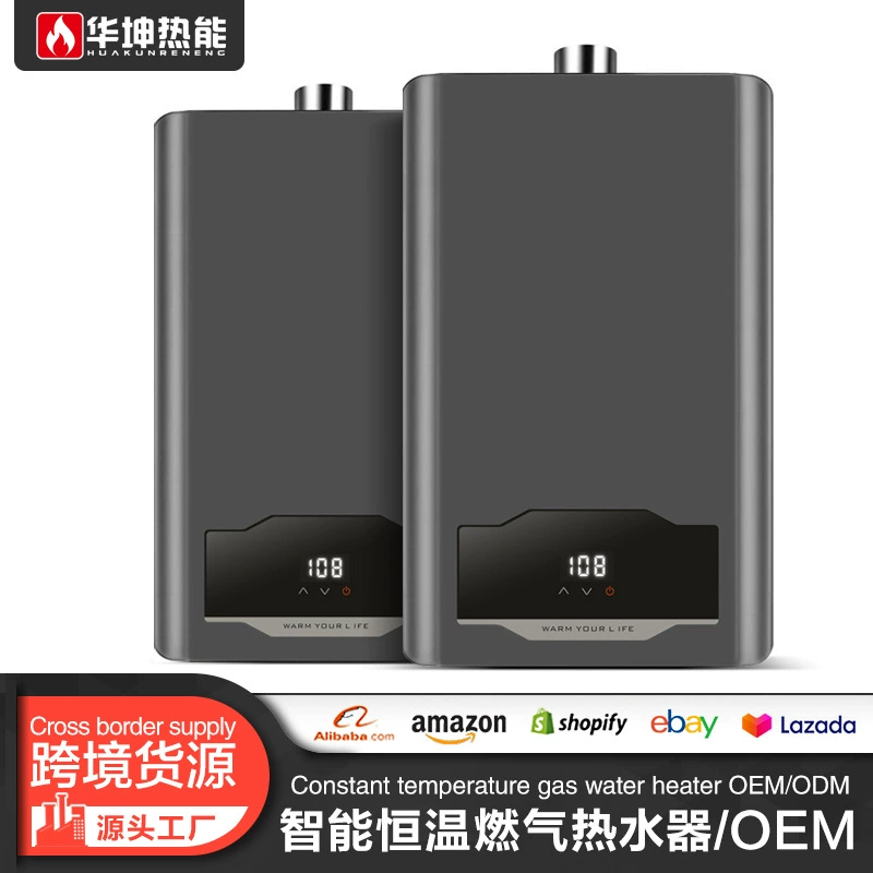 Завод по трансграничной внешней торговле, газовый водонагреватель американского стандарта, природный газ, интеллектуальный, с постоянной температурой, принудительная вытяжка, сжиженный газ