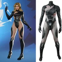 Kamanini Game Marvel Clash Invisible Woman Желтый костюм для косплея на Хэллоуин Цельный боди для косплея