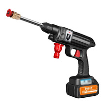 強力洗車水槍鋰電無線充電洗車機電動洗車器高壓水槍神器廠家批發