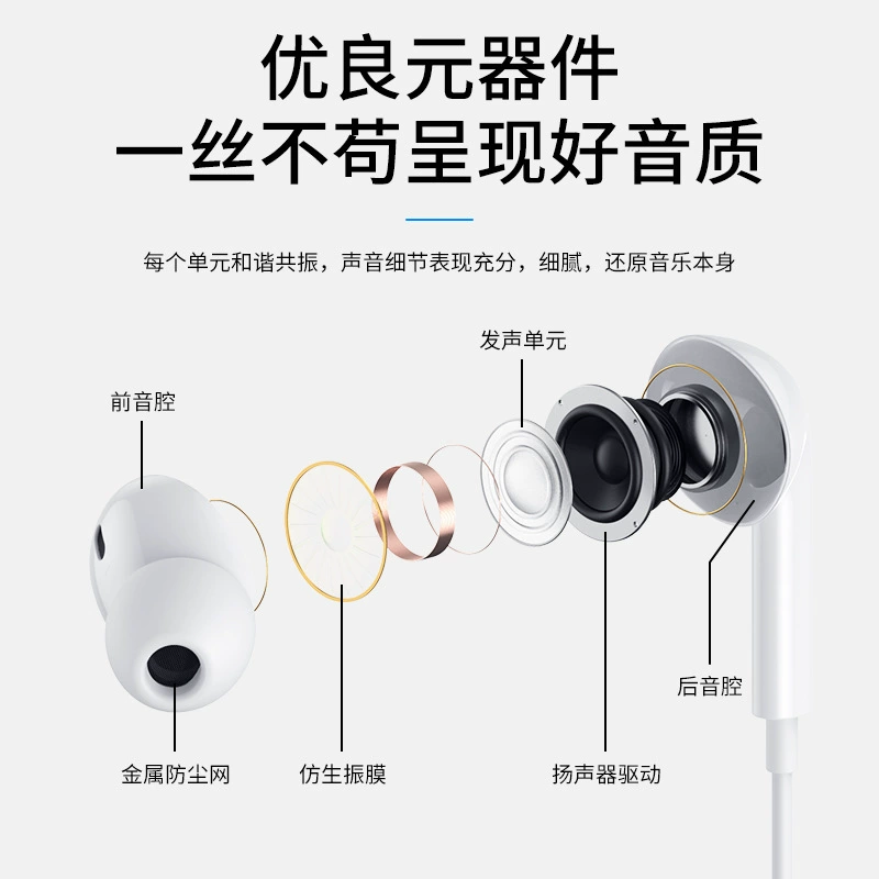 Apple, huawei, совместимые с медными наушники, 3,5 мм, Android, проводное управление