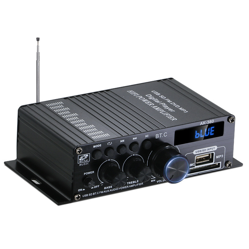 メーカー卸売クロスボーダーホットセール AK370 Bluetooth HIFI アンプ車ホーム 12V アンプアンプ|undefined