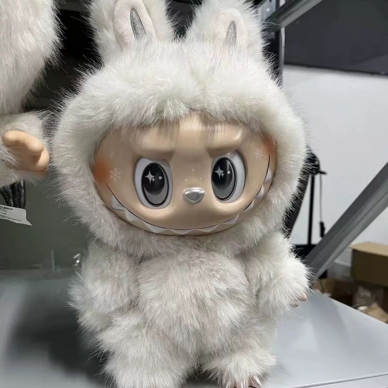 labubu38cm58cm拉布布大首领大天使系列搪胶盲盒潮玩毛绒娃娃挂件|undefined