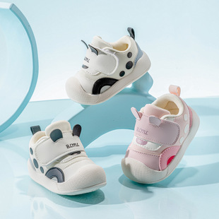 Baby toddler shoes 2025 spring new mesh soft bottom boys shoes breathable baby girls shoes wholesale
