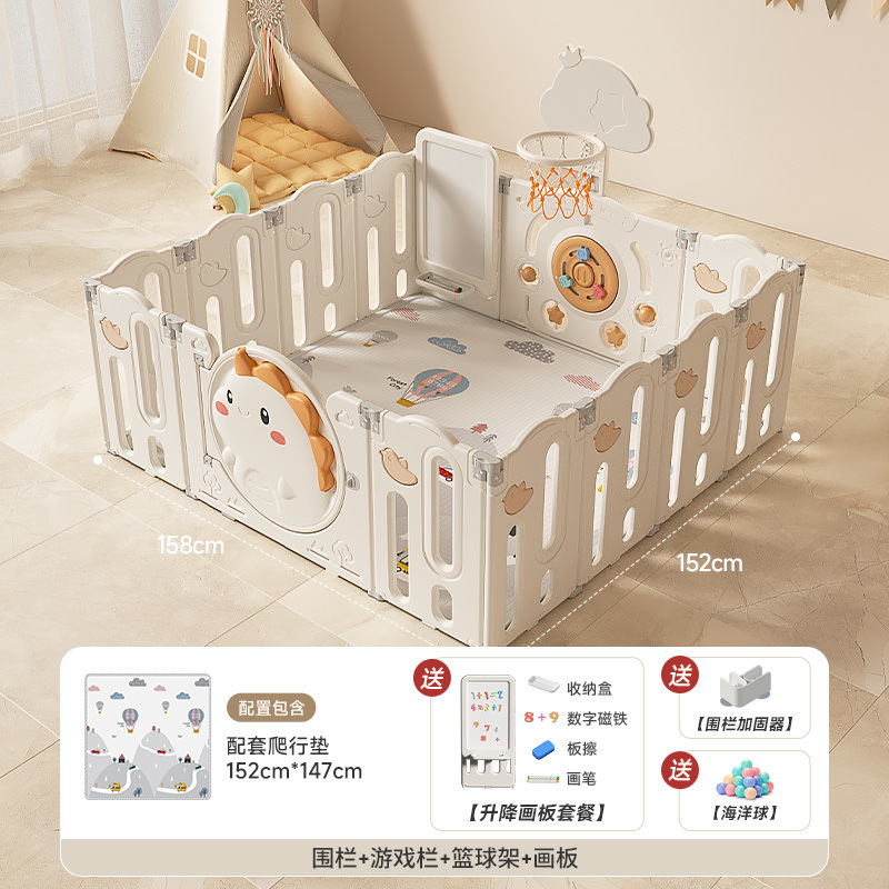 Baby juego valla valla protector de bebés esterilla de rastreo interior niños hogar sala de estar seguridad juguetes para niños pequeños