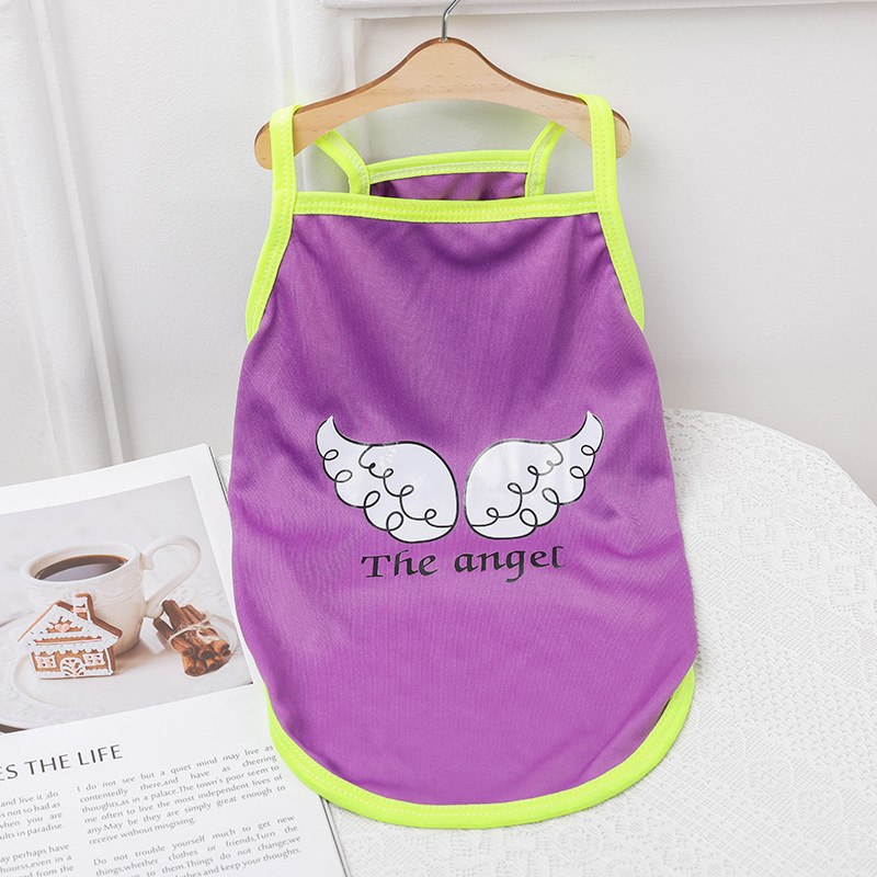 Ropa para mascotas, gato, bichón, lucha contra Bomei, perro pequeño, chaleco nuevo, camisola, ropa para perros, estilo fino de primavera y verano