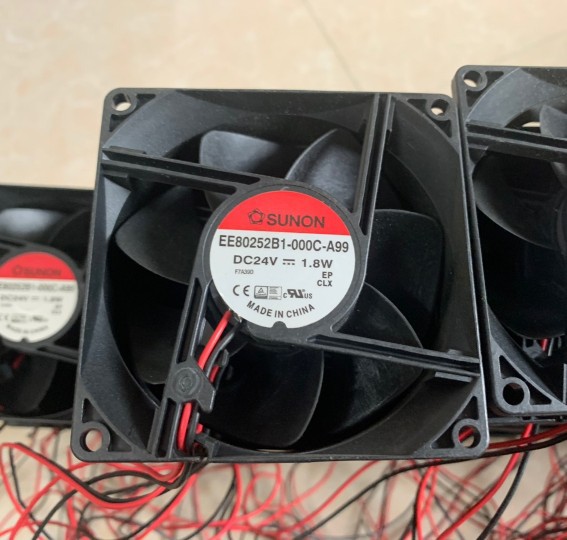 SUNON EE80252B1-000C-A99 G99 F99 24V 1.8W 8cm 变频器滚珠风扇