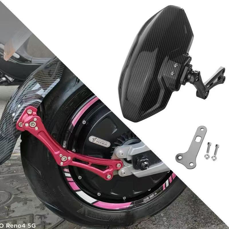 Carbon Fiber Fender — Ninebot Electric vehicle fender - n7080-e708090100-direct-mount-black-007