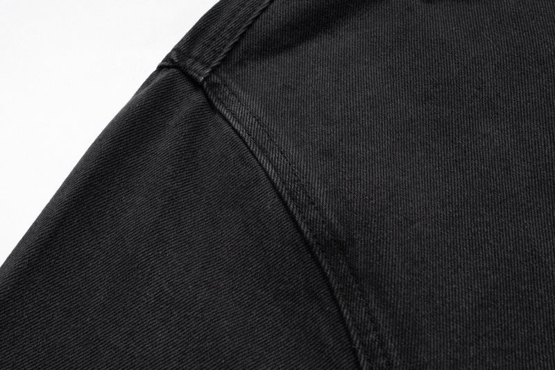 Men's Clothing high street fashion men and women's jackets RAF style old denim large profile washed denim jacket coats_voghion.com