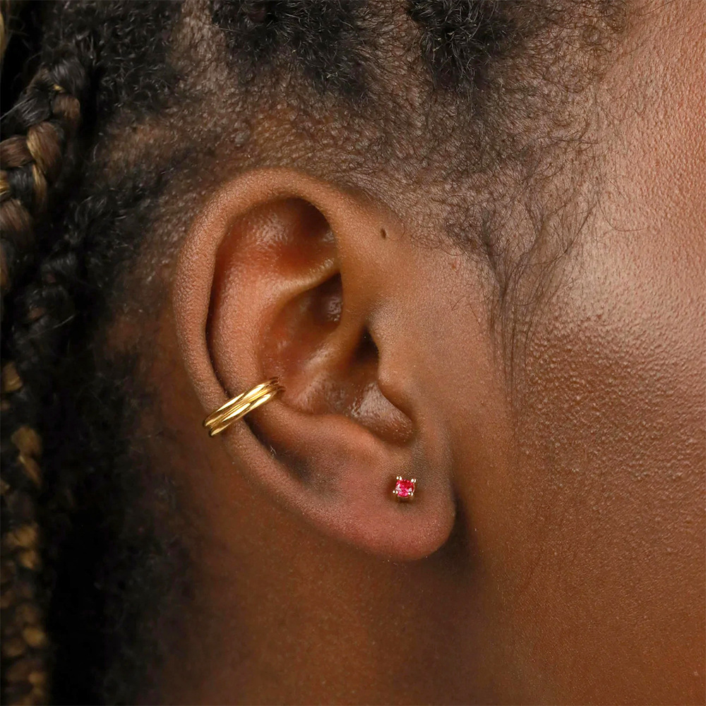 5g Weight Zircon Inlay Material Ear Studs Classification 1 Pair Quantity Daily Occasion 925 Sterling Silver Material Geometric Pattern Women'S Gender Inlay Design Simple Style Style 1 Pair 925 Sterling Silver Zircon Geometric Ear Studs 4