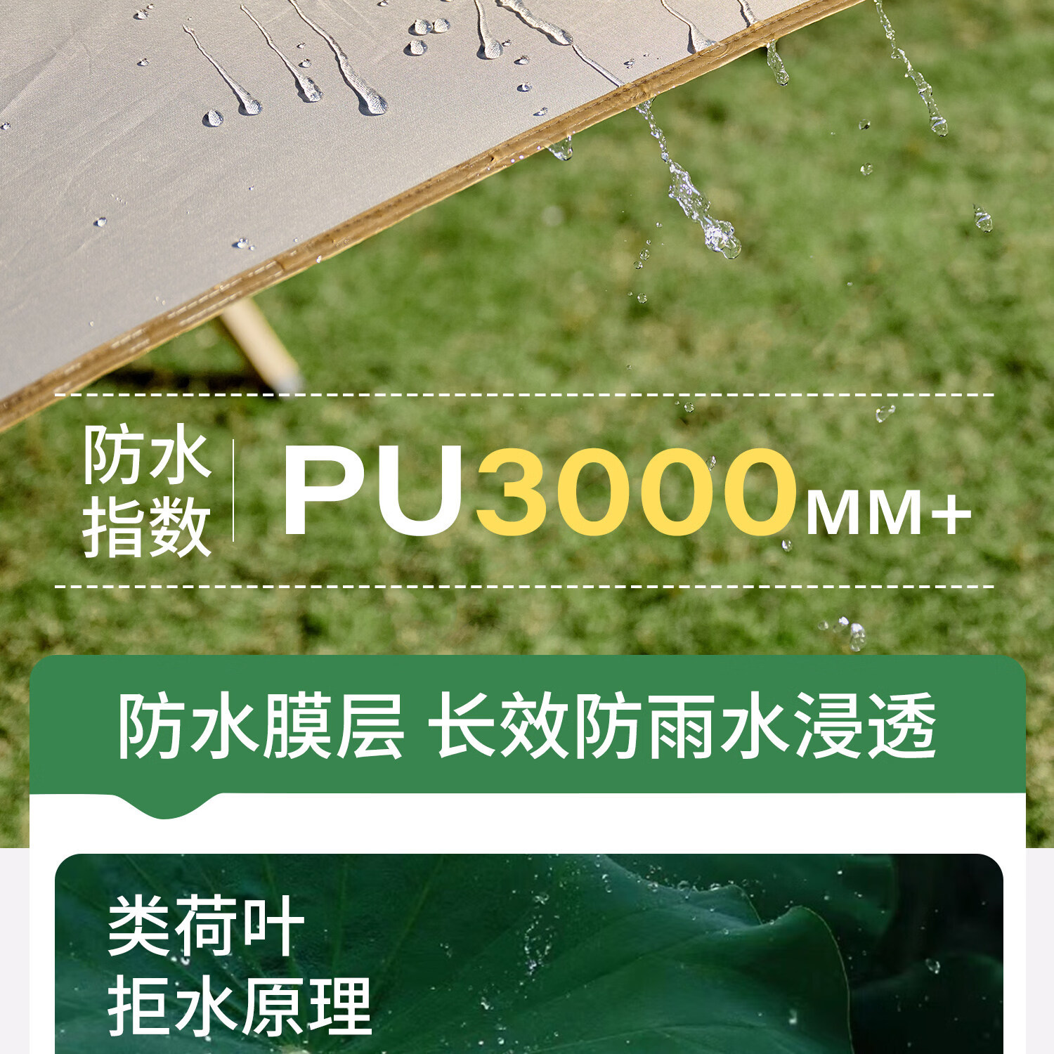 Outdoor portable tent for overnight camping and picnics, automatic camping equipment, complete set of rainproof foldable canopy 2-in-1