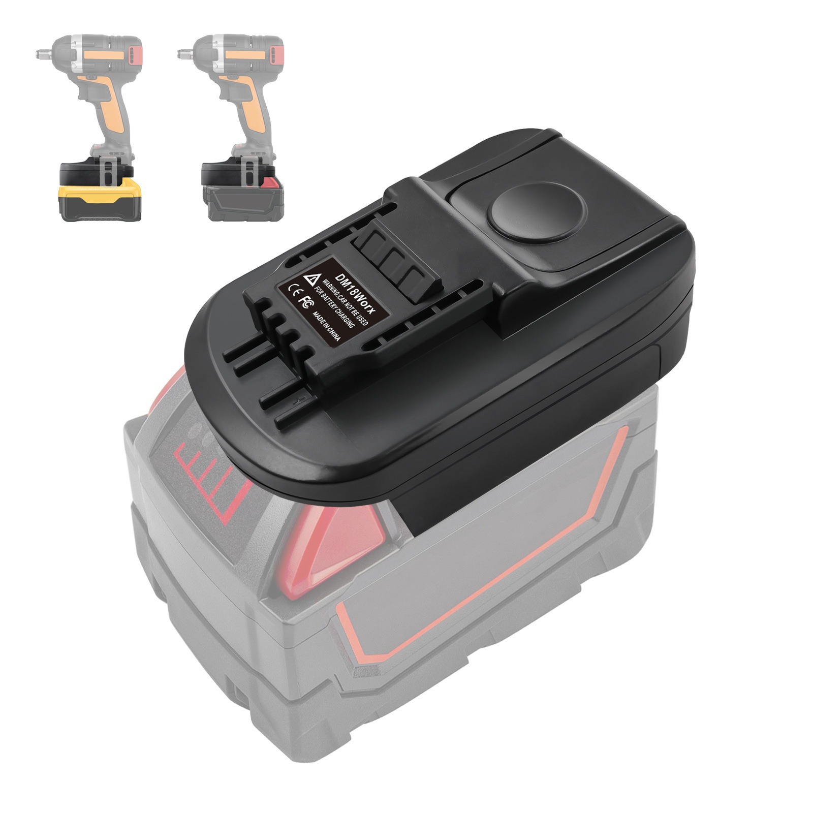 Adaptador de batería de cabello directo del fabricante es compatible con Dewei Mutian MiWatch 100 convertidores de baterías rotativas mutuas image 11
