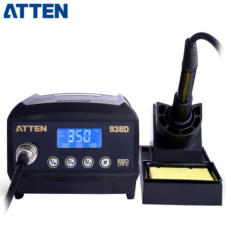 安泰信数显恒温焊台 AT938D可调温电烙铁936自动烙铁套装