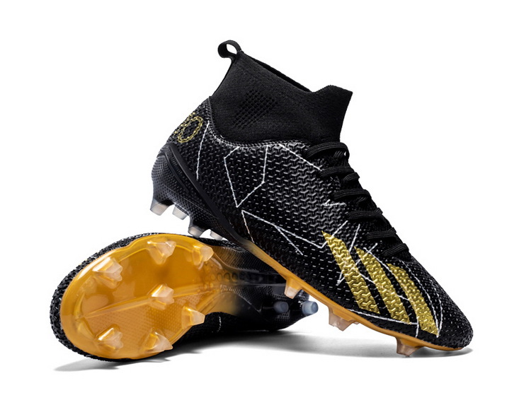 Transfronterizo zapatos de fútbol de uñas rotas de largo alto-Top Plus tamaño cómodo transpirable césped artificial suave absorción de choque moda hombres y mujeres de entrenamiento