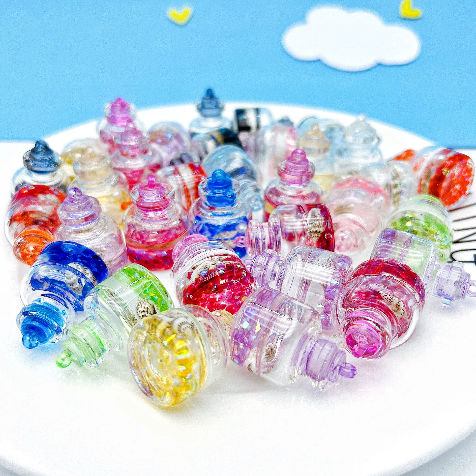 Big keychain handmade, earrings, pendant, accessory, accessories