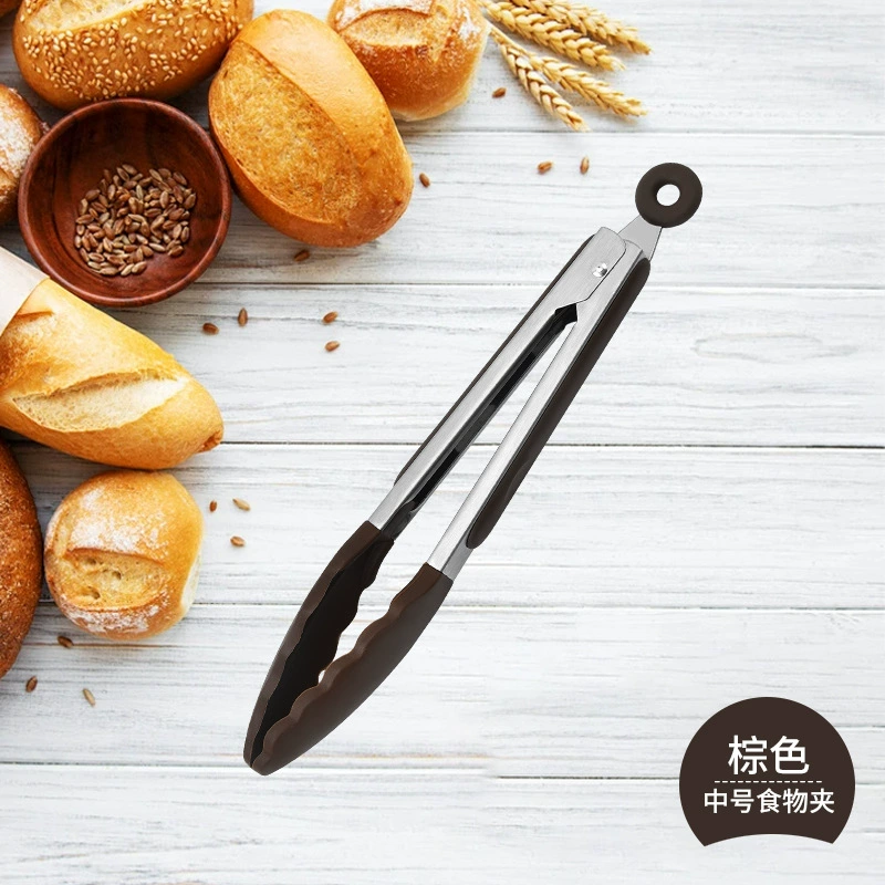 Производитель оптовый стейк клип BBQ зажим для горшочка, боковая еда зажим для выпечки силиконовый нержавеющая сталь кухня