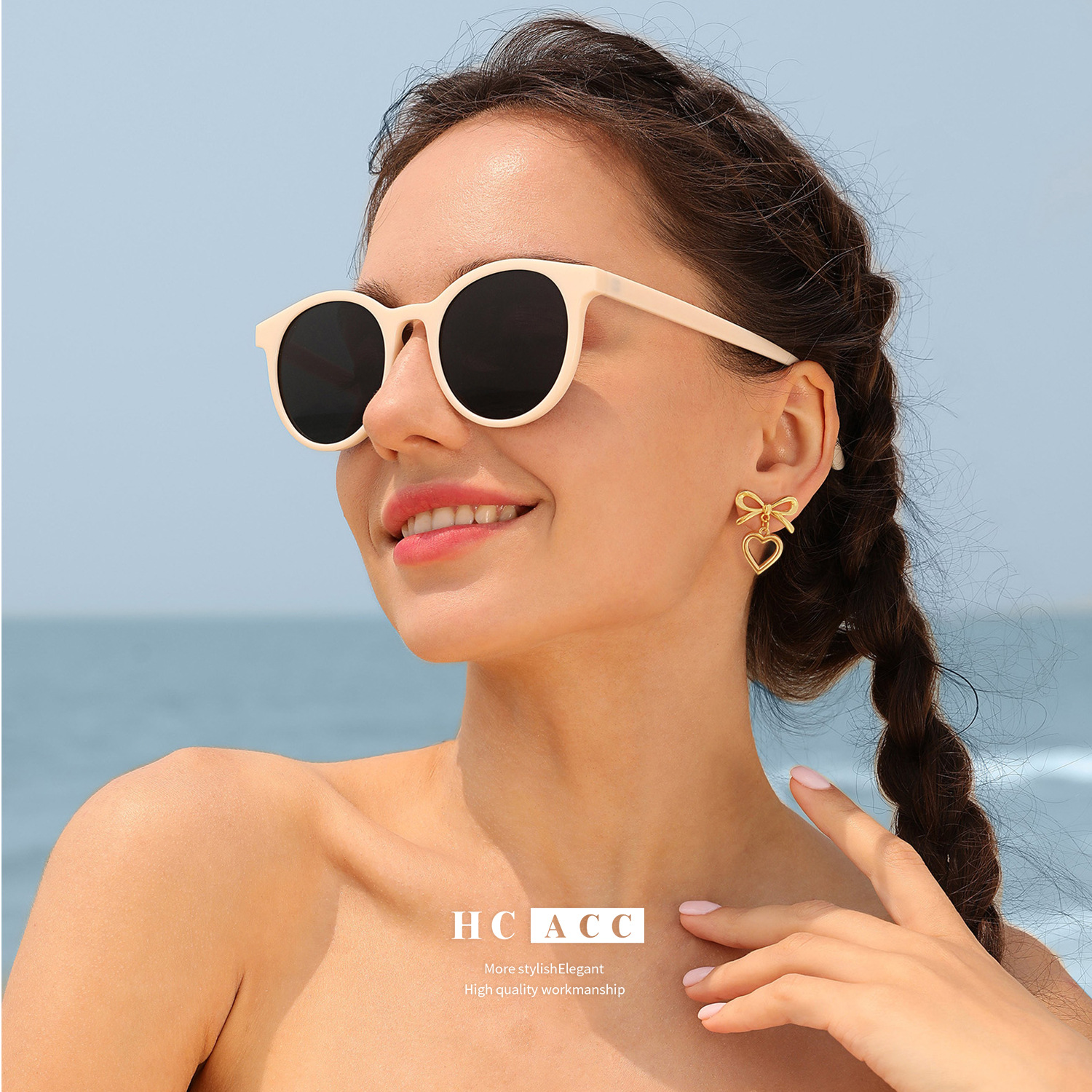 fashion-design-sense-bow-love-vintage-earrings-french-light-luxury-high-end-sense-copper-plated-gold-heart-shaped-womens-earrings