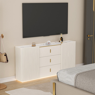 Ft Entry Luxury Rock Board Drawer Drawer Cabinet Modern Simple Small Apartment Bedroom Storage Cabinet Bedside Storage