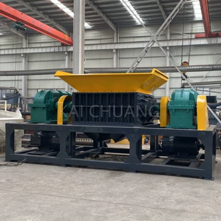 河南凯创多型号双轴撕碎机 废木料撕碎机 家具建筑垃圾撕碎机