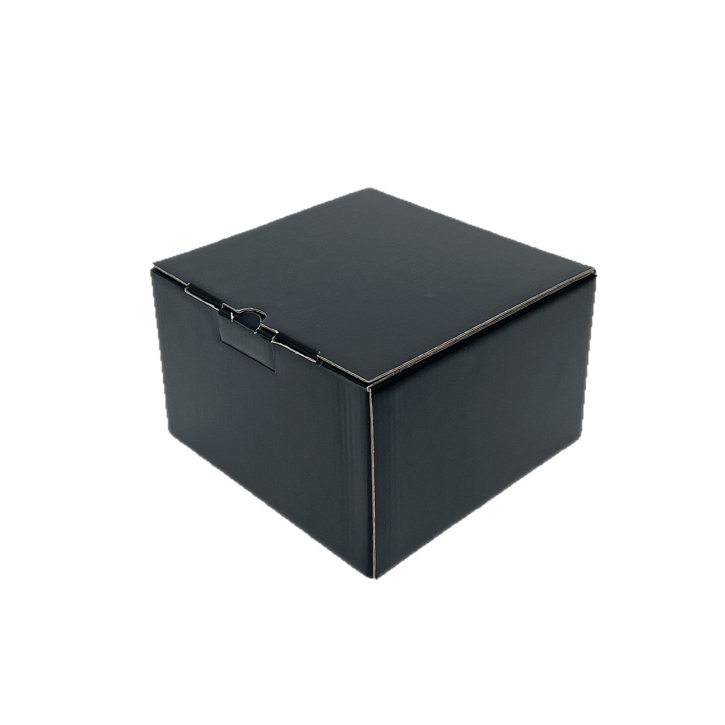 大型黒色野球帽包装箱 E段ボール耐圧ギフトボックス 在庫あり