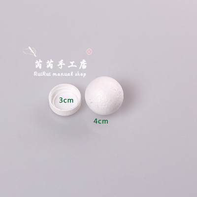 Blanco poli dragón tamaño sólido hueco bola de espuma DIY material boda ventana apoyos bola ESTRELLADO